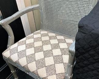 One of two matching chairs