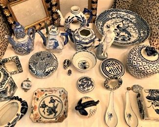 Blue & white selections