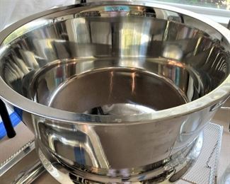 Large metal bowl