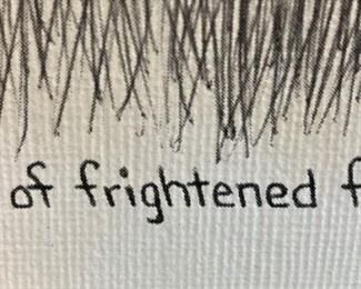 "A Tale of Frightened Fishes" by Gaylord Stevens - 1976