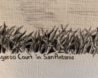 "Kangaroo Court in San Antonio" by Gaylord Stevens - 1976