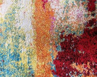 Fun and colorful rug - 8 feet x 10 feet
