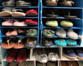 Most of the shoes are size 8 - 8 1/2.