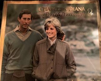 Coffee table book about Prince Charles & Princess Diana