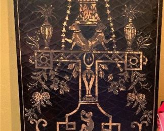 One of two matching Asian panels