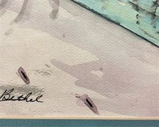 Artist Charles Bethel - 1991