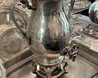 Silver plate coffee server