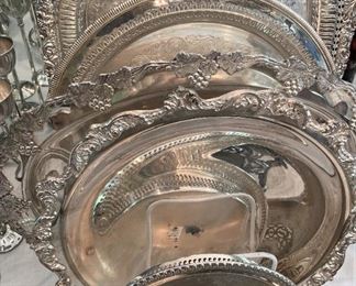 Silver plate trays