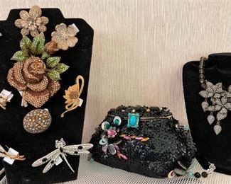 Lovely pings; evening purse