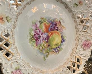 Vintage reticulated plate