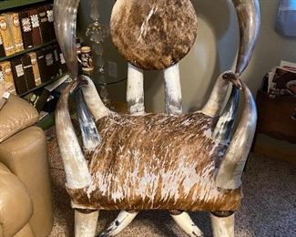 Beautiful horn chair