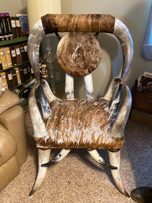 Beautiful horn chair