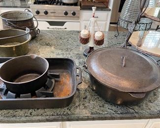 Cast iron pots 