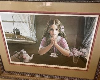 Art by P. Bannister 
Pencil signed and numbered 