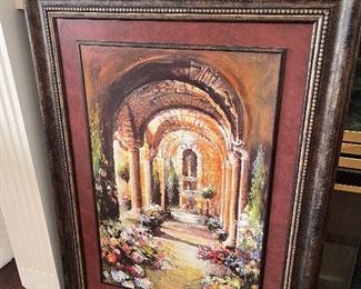 Large artwork
Framed art