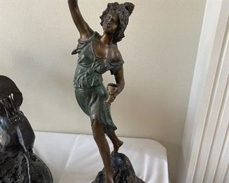 “Wine Dancer” by August’s Moreau
Bronze sculpture 