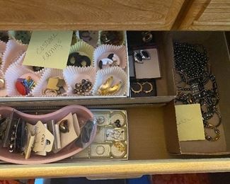 Loads of costume jewelry