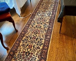 30 inches x 15.5 feet Tabriz oriental rug