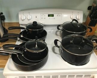 Various pots & pans $2 - $15