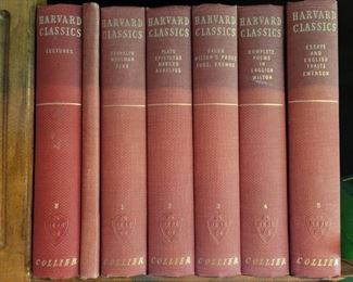 (6) Antique Volumes Harvard Classics Lectures.    Collier Press, 1914