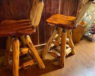 Rustic Western Barstools
