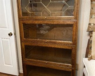 Barrister Style Glass Front Bookcase