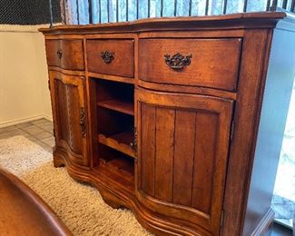 Country French Walnut Buffet 