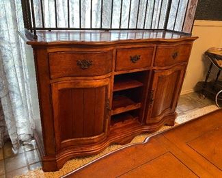 Country French Walnut Buffet 