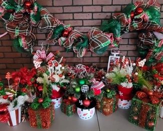 Whimsical and Fun Christmas Decor, as pictured