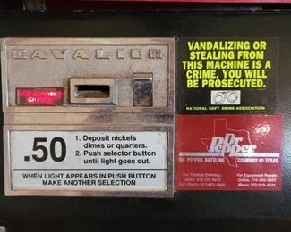 Vintage Dr Pepper Soda Machine Dispenses Bottles
Works great!
28.4 w x 24 d x 55 h