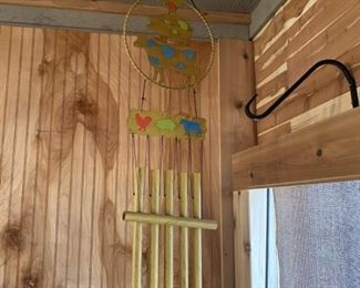Whimsical Country Farm Animal Wind Chimes Measure 40in long
