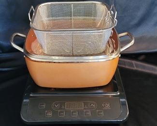 Vintage Copper Chef Fryer