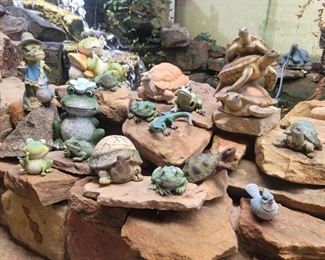 (18) Whimsical Ceramic Garden and Patio FigurInes