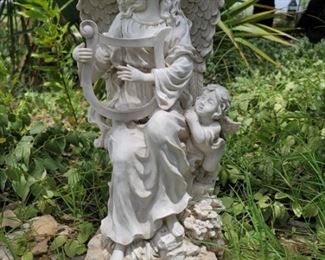 Very  Ornate Angel Garden Statue
