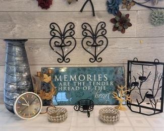 Home Decor Lot in Shades of Blue