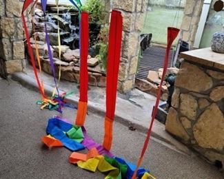 (2) Decorative Windsocks to brighten any yard