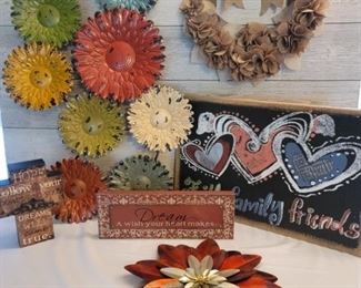 Farmhouse Chic Wall Decor as pictured