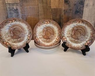 (6) Thanksgiving Dishware Bowls
