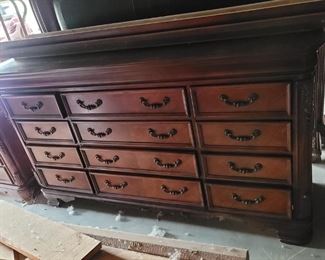 12 Drawer Dresser with Mirror