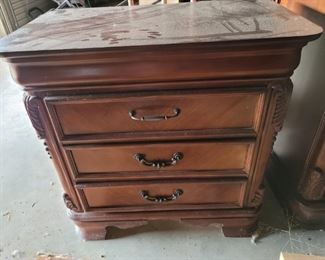 Nightstand with 3 Drawers, AS IS