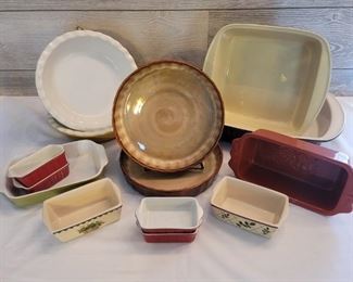 (14) Ceramic Bakeware for many uses