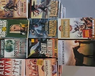 Huge Lot of Paperback Novels, older books