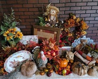Fall Decor including Halloween & Thanksgiving