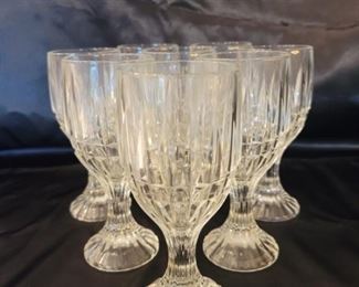 (8) Brilliant Cut Crystal Stems