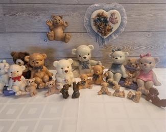 Lot of Ceramic Bears