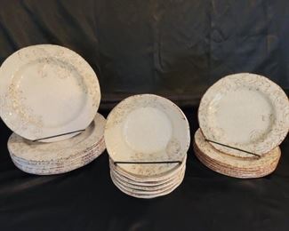 Mid Century Melamine Dinnerware Dish Set