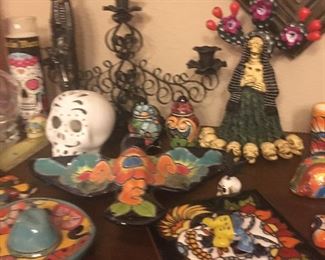 Mexican day of the dead ceramics & decor