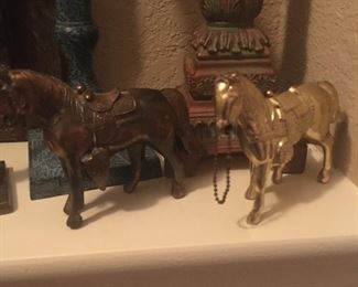 Medium metal horses... you know for if you have any medium metal cowboys laying around feeling inadequate on account of their horselessness and the general perception that they have an incomplete cultural identity as a result.
Help a cowboy out.