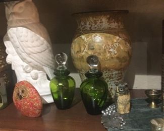 Owls. So many owls lately. Between this house and last weeks house I’m starting to think there are more fake owls in the world than real ones.