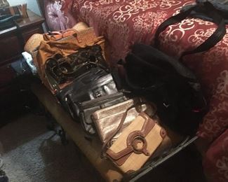 Many clutches and wallets!